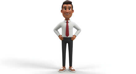 3d man wearing tie and shoes standing with hands on hips hands on hips, Anthony Devas, photography, portrait, portrait