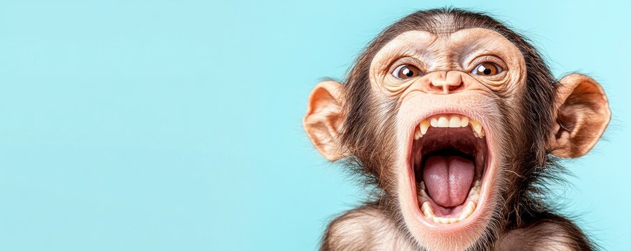 Imagine this monkey using a Digital voice assistant helping a language learner refine pronunciation through phonetic breakdowns Learn languages fast See the monkey practice vocalizations with AI