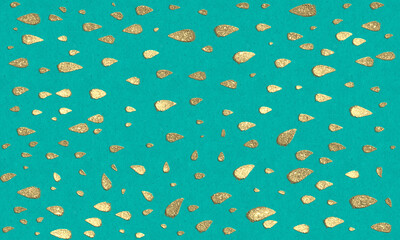 gold turquoise  
abstract stain texture background banner 