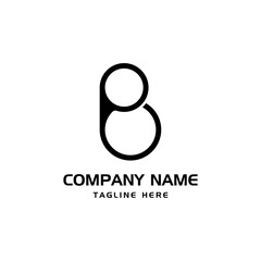 Professional B letters on white backgrounds design. This logo can be used for business, company, it, hi-tech production, sport, games, web and digital.
