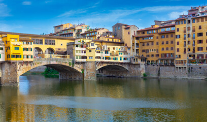 Obraz premium Ponte Vecchio in Florence , Italy