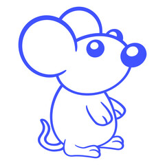 Mouse Mice Cute Little Rat Rodent Friendly Sweet Design Lover Art Vector Illustration Card T-Shirt Poster Sticker Graphic Print Decorative Drawing Isolated Logo Decoration Symbol Creative Cool Style
