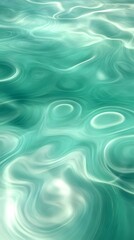Teal Water Abstract:  A mesmerizing abstract image of swirling teal water, creating a captivating pattern of light and shadow. The fluid motion evokes a sense of serenity and calm. 