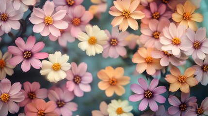 A beautiful pastel illustration of blooming cherry blossoms captures springs essence with soft colors and a serene background, symbolizing the fragility and pure beauty of nature