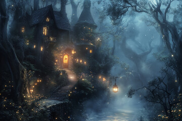 spooky halloween background