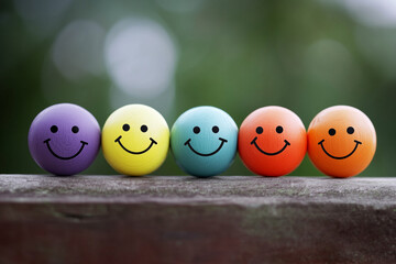 smiley face with smiley faces