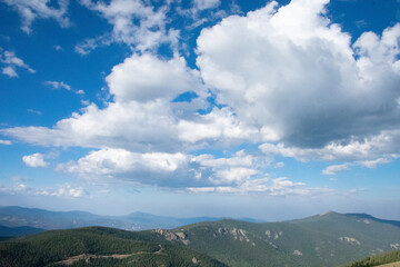 Endless cloudy skies at Mt Evans Colorado