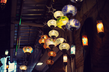 Old market's  lights