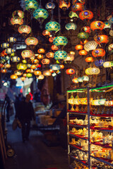 lanterns in the city