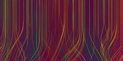Abstract Light Trails: Intertwined golden and maroon light trails create a mesmerizing abstract pattern, reminiscent of flowing energy or neural networks, perfect for tech or design backgrounds. 