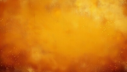 Yellow orange background with texture and distressed vintage grunge and watercolor paint stains in elegant Christmas backdrop illustration