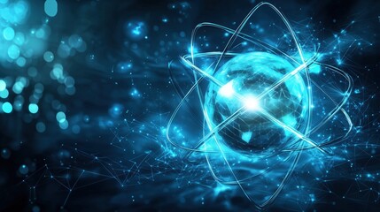 Abstract background in concept of artificial intelligence