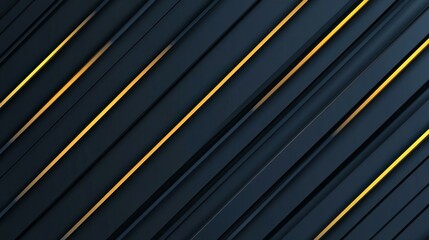 Obraz premium Elegant vector design featuring diagonal blue lines on a dark background, perfect for premium invitations or banners.