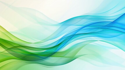 Fototapeta premium Discover a serene light blue and green gradient, perfect for your digital projects with a calming, blurred aesthetic.
