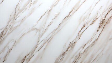 White Marble Texture with Brown Veins Pattern