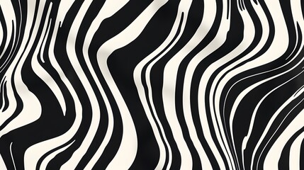 Fototapeta premium a black and white striped fabric