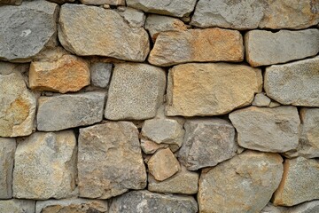 Obraz premium Dark stone wall texture with natural patterns. AI image