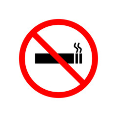 No Smoking sign Symbol. No Smoking area. No Smoking Icon. No Smoking Vector Illustration.