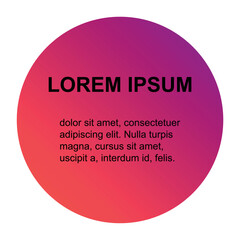 Bubble title shape, banner geometric design icon, modern frame vector illustration .