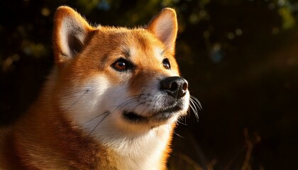 Fototapeta premium 日本の犬 柴犬のポートレート