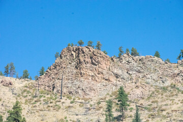 Fototapeta premium Rocky Mountain Hillside