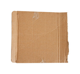 torn paper cardboard isolated