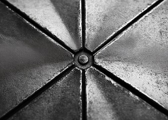 metal radial background 