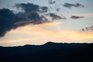 Last Light Over the Mountains