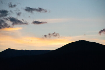 Last Light Over the Mountains