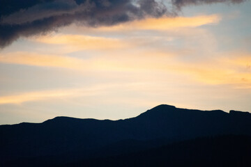 Last Light Over the Mountains