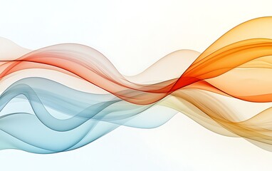 Layers geometric waves in motion representing smooth business transitions