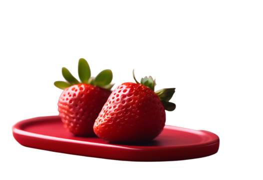 fresh anthocyanin space vibrant table banner organic minimalism healthy diet fruit raw background green ripe wall copy product red bright empty minimal strawberry antioxidant benefit blank concept