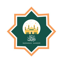 Realistic Creative Ramadan Kareem illustration. 