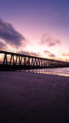 Sunrise, Blue Hour on Blyth Beach Northumberland