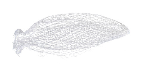fruit wrap net waste isolated