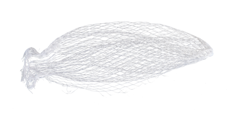 fruit wrap net waste isolated