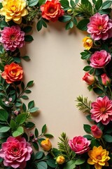 Obraz premium Colorful arrangement of fresh flowers and greenery used as Canag Sari decorations, floral, color, flowers