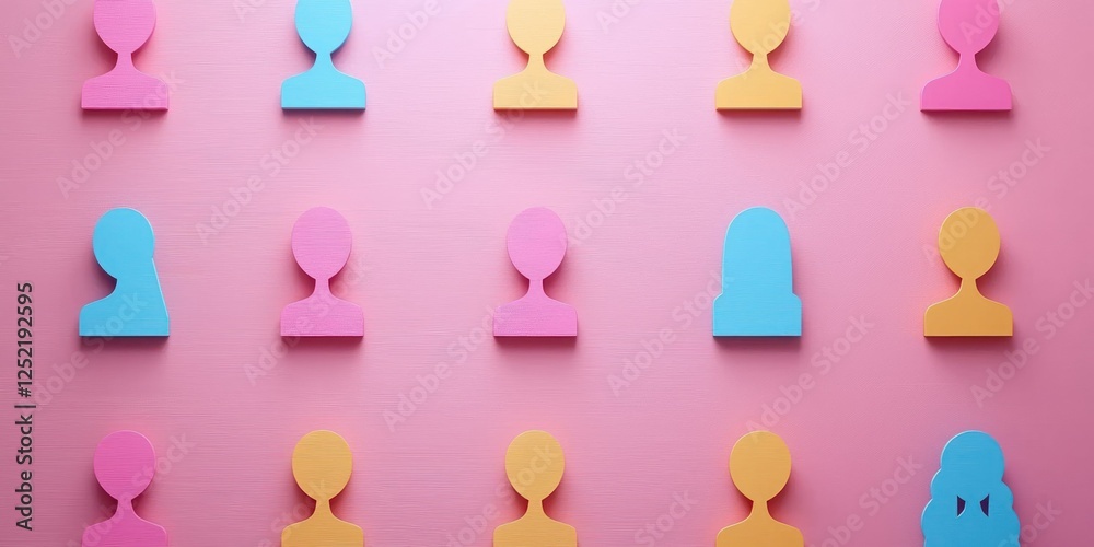 Poster a minimalist international womens day background with subtle icons representing equality and empower