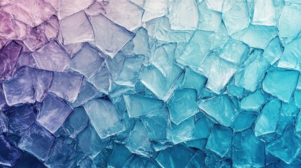 Obraz premium Stacked uneven ice blocks create a textured gradient pattern