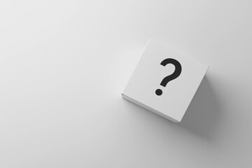 Mystery box isolated