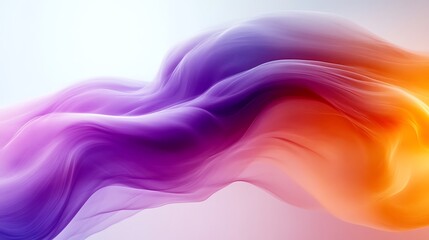 Naklejka premium Abstract Colorful Waves Flowing Gracefully