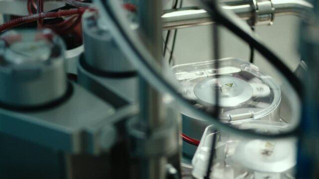 Blood circulation machine in the operating room used during heart surgery. Concept: innovative medical technologies ensuring life support and successful heart surgeries.