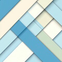 Obraz premium Abstract Geometric Background with Soft Blue and Beige Tones