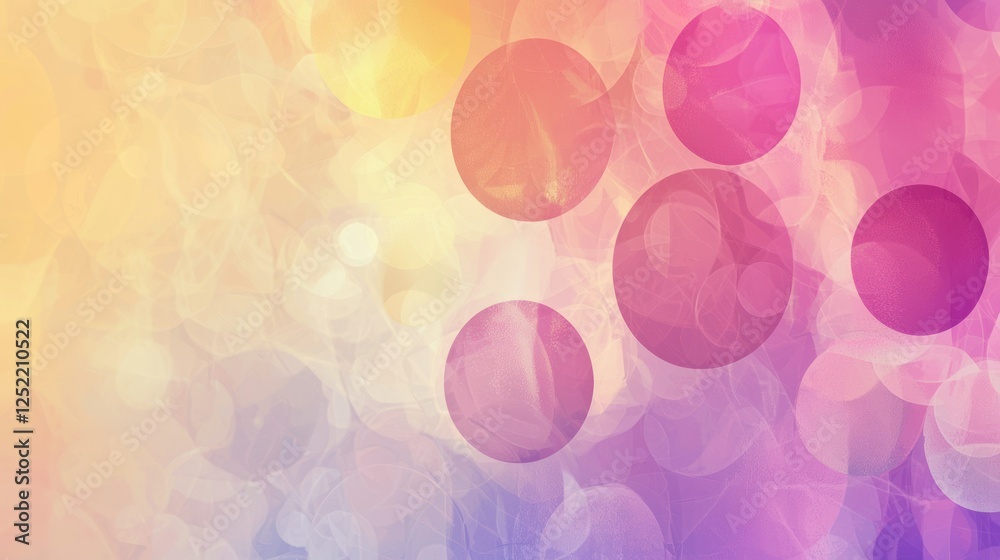 Poster a subtle abstract international women day design with soft gradients blending into empowering symbol
