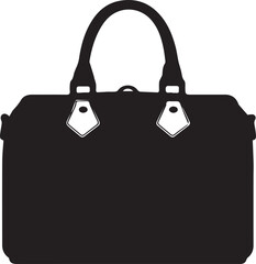 Women's Leather Bag  Icon Silhouette