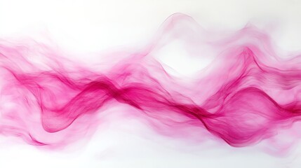 Obraz premium Abstract pink smoke on white background, fluid art concept