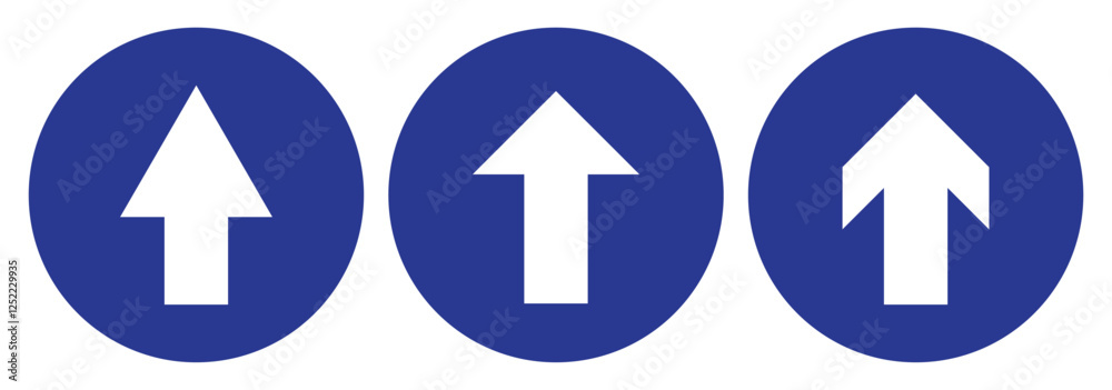 Wall mural scrolling arrow sign. swipe up button icon. landing page scroll symbol. classic flat style. simple s