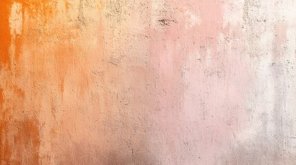 Abstract texture featuring a gradient of warm colors blending into a soft pastel background