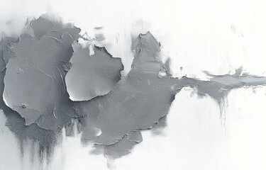 Dynamic Grey Textures in Abstract Expressionism with Natural Light and Movement