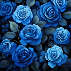Hintergrund blaue Rosen